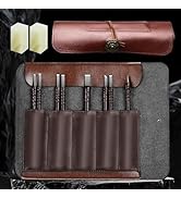 BAIQI Tungsten Steel 8 Pcs Hand Carve Tool Kit for Enthusiast to Engrave Soft Limestone and Slate...