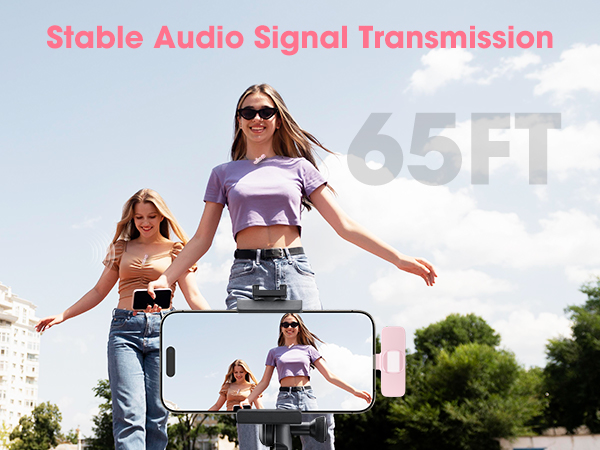 microphone for iphone pink