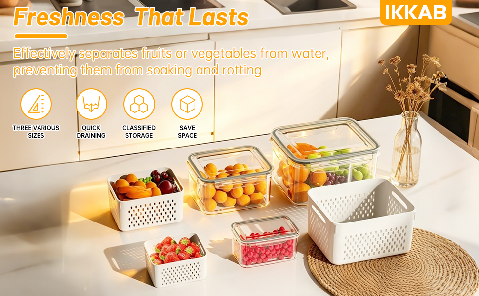 fruit storage containers for fridge
