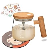 Self Stirring Mug , Electric High Speed Mixing Cup, 400ml Self Stirring Coffee Mug with Lid, High...