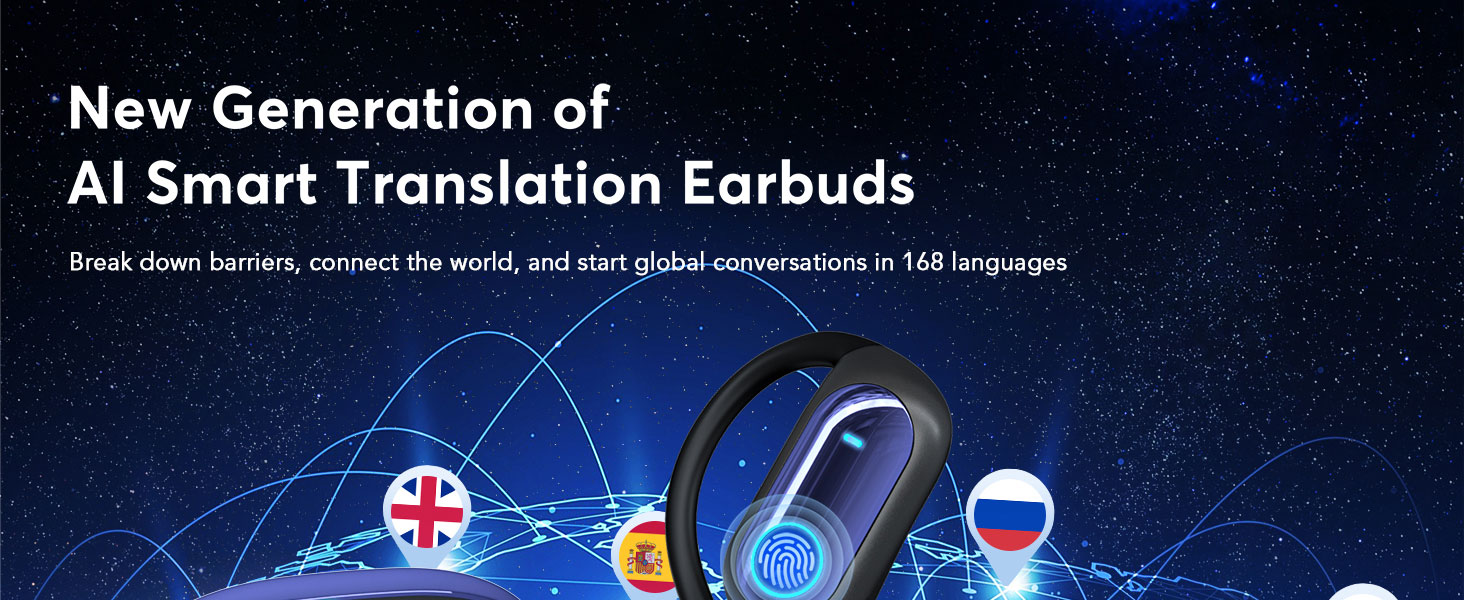 New Generation of AI Smart Translation Earbuds