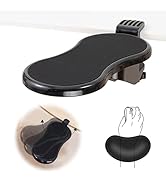 Computer Arm Rest for Desk, Adjustable Arm Rest Support for Computer Desk Ergonomics Rotating Arm...