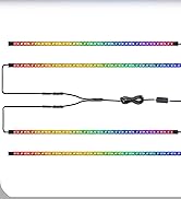 Livtee Underglow LED Lights for Car, Car Underglow Kit, RGB LED Strip Lights with App Control of ...