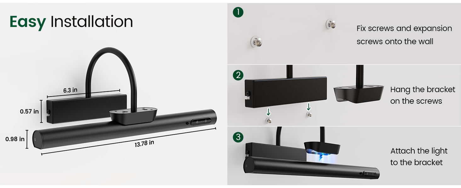  picture lights for wall battery operated