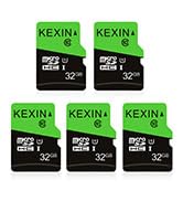 KEXIN 32GB Micro SD Card 5 Pack with SD Adapter microSDHC Memory Card UHS-I C10 U1 Micro SD Card ...