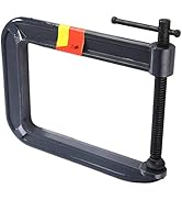 Heavy Duty Deep Throat U-Clamp steel Deep Reach C-Clamp Jaw Opening DIY Carpentry Clamping Device...