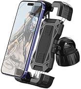 JUSPRO Bike Phone Holder Motorcycle Phone Mount, Upgrade Bicycle Handlebar Mount Compatible with ...