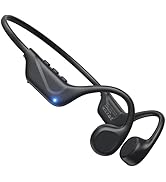 Gzwxovb Open Ear Bone Conduction Headphones, Bluetooth 5.4, Black, Running Sports Wireless Design