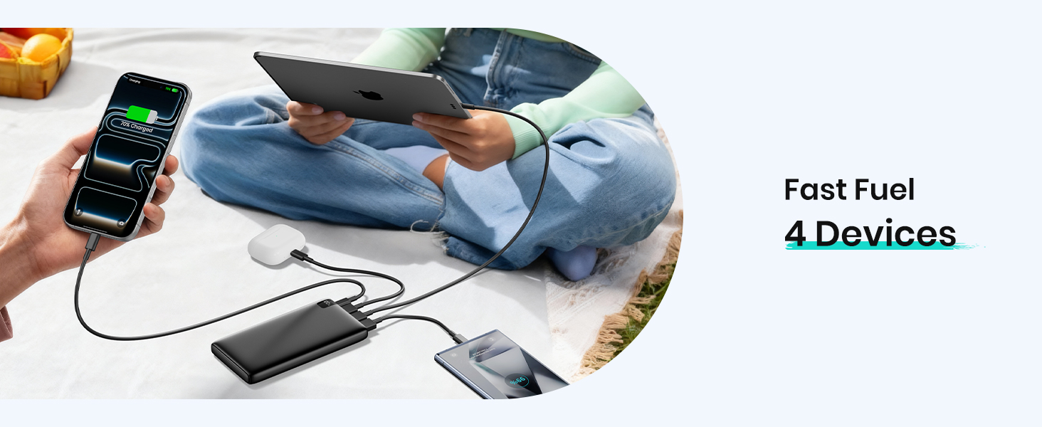 charging 4 devices at the same time