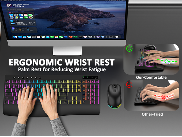 wireless mouse and keyboard combo