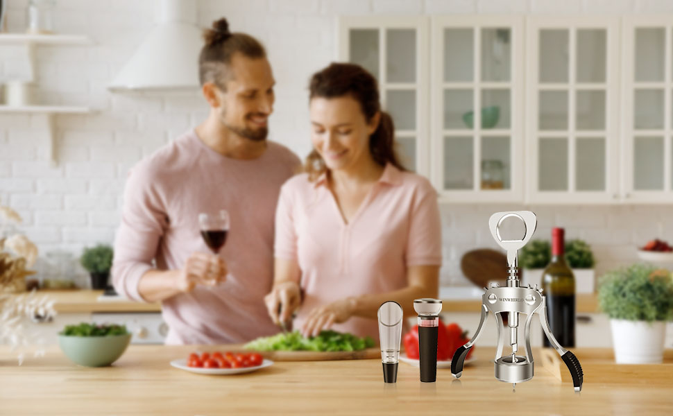 portable and compact wine bottle opener manual