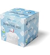 Simpli-Magic Drawstring Tall Trash Bags, 13 Gallon Custom Made with Premium Materials (120 Pack)