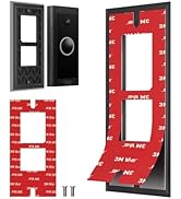 Ring Doorbell Mount No Drill for Ring Video Doorbell Wired,Adhesive Doorbell Door Mount with Stic...