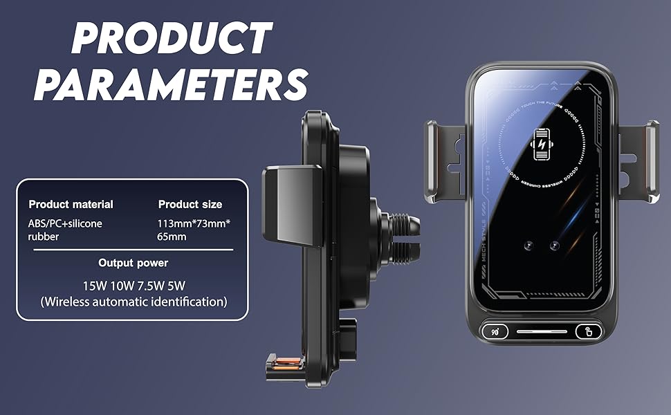 Durable ABS and PC construction with premium electroplating finish