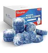 Vacplus Automatic Toilet Bowl Cleaner Tablets, Bathroom Toilet Tank Cleaner (12 PACK), VA-T165