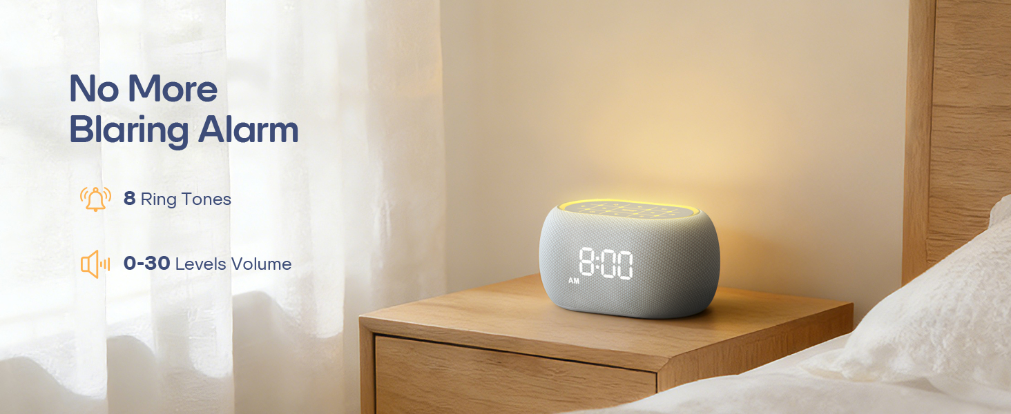 No more blaring alarm