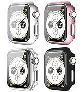 BOTOMALL [4 Pack] Screen Protector Compatible with Apple Watch Case 46mmSeries 10 HD Tempered Gla...