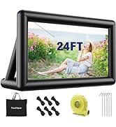 Outdoor Movie Screen, Taotique 24 Feet Inflatable Projector Screen Large Video Projection Screens...