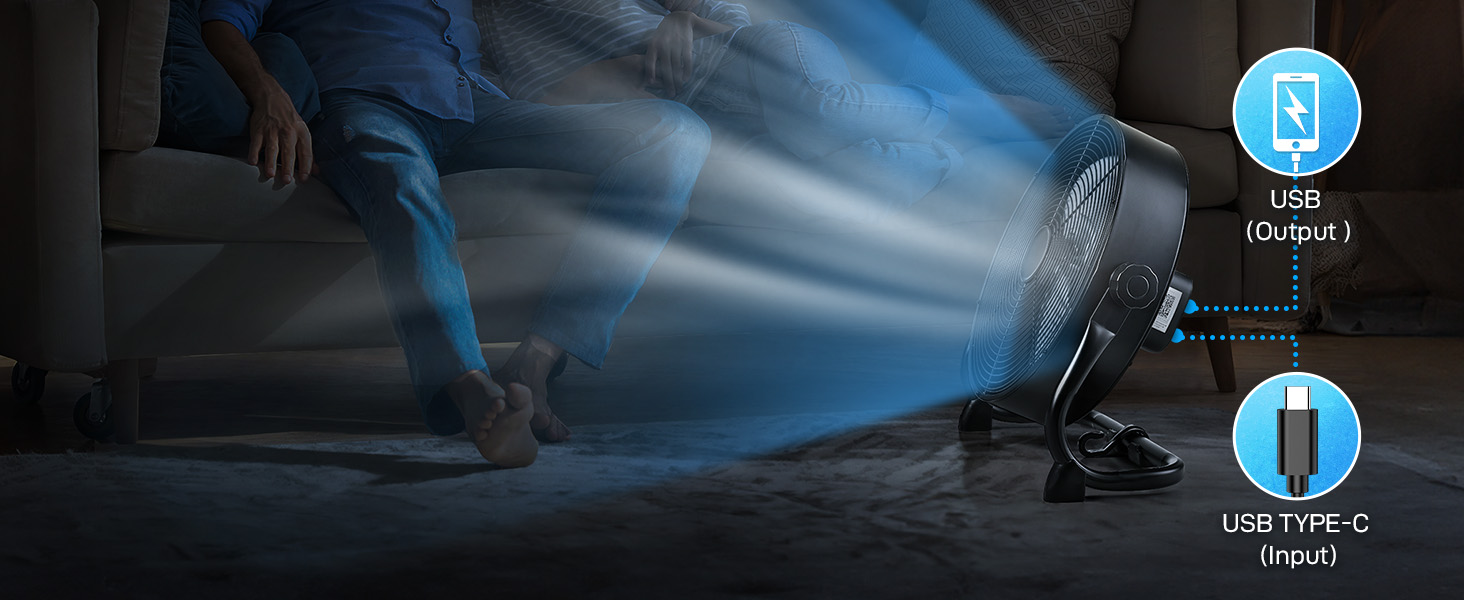 Air Choice 12&amp;#34; Battery Powered Fan