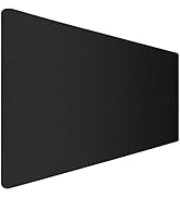 Large Gaming Mouse Pad with Extended Stitched Edges, (31.5X15.7 Inch) Durable Non-Slip Natural Ru...