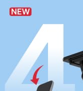 Text reads 'NEW' in red tag. Partial view of number '4' in light blue background with small red accent.