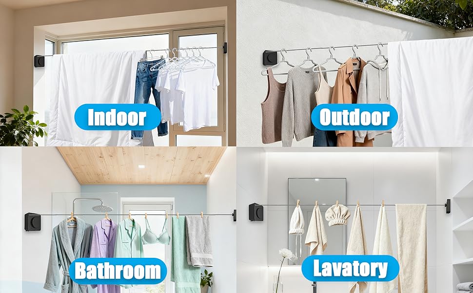 Compact &amp;amp; space-saving. Usable anywhere indoors and outdoors, including bathrooms.