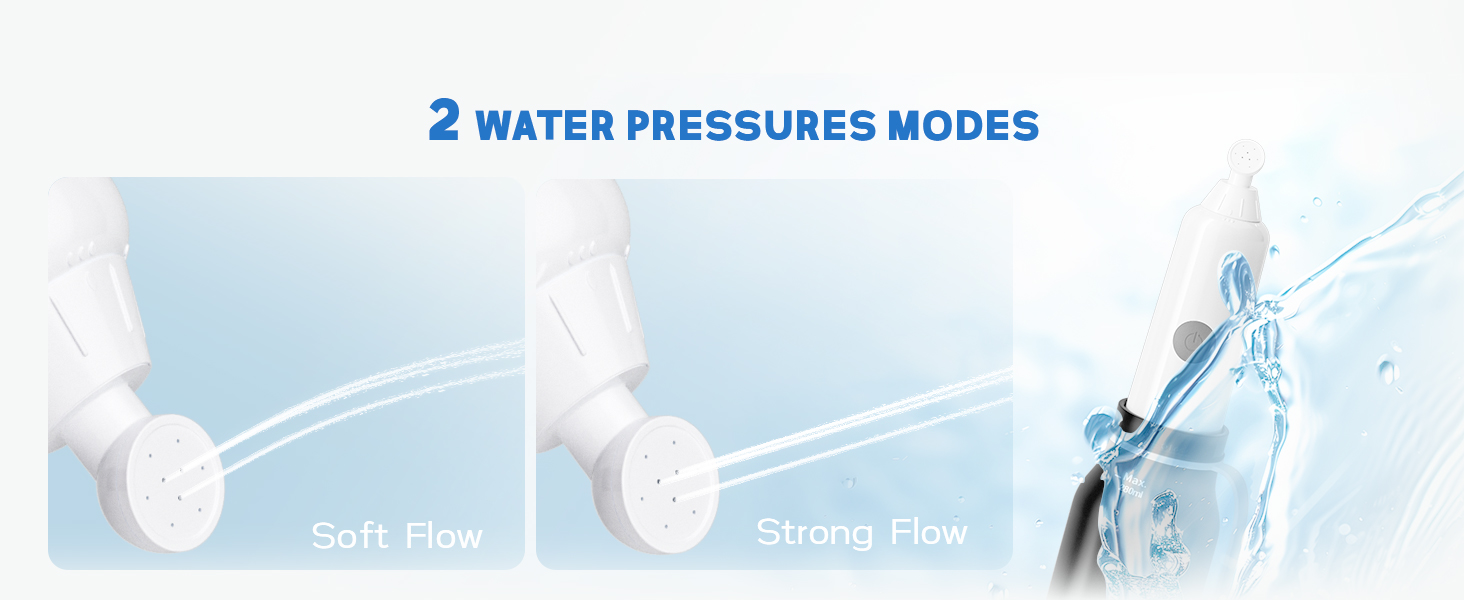 2 WATER PRESSURE MODES