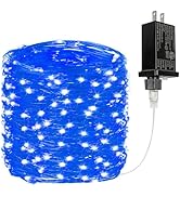 66Ft 200LED Fairy Lights Plug in, Waterproof String Lights Outdoor &amp; Indoor 8 Modes with Timer, C...