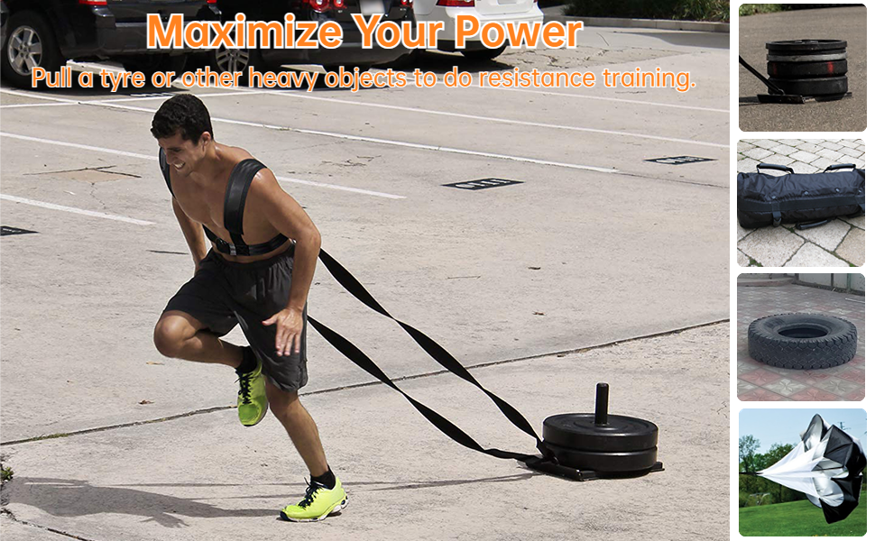 youth pulling sled