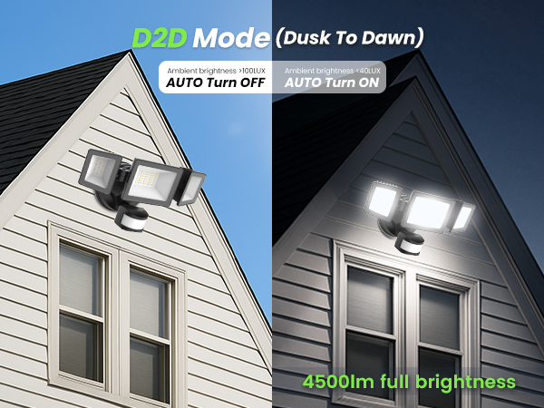 motion sensor outdoor lights