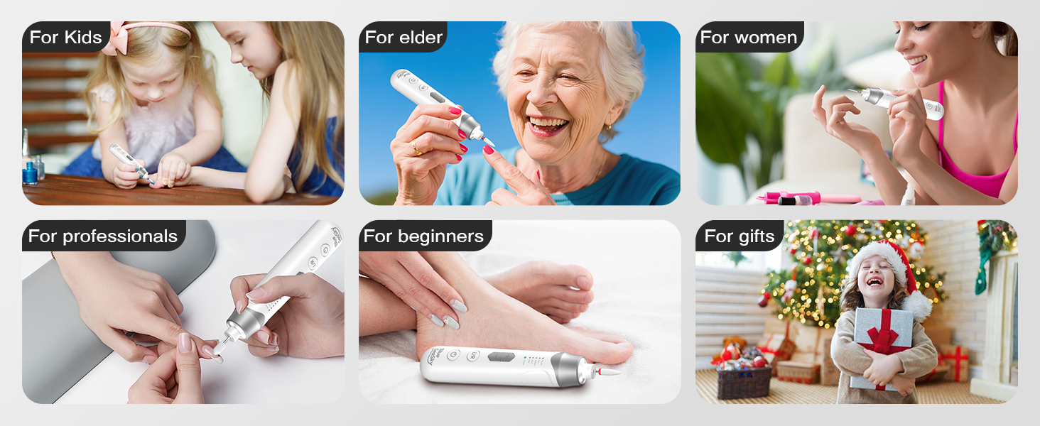 pedicure nail e file cuticle kit finger nail file