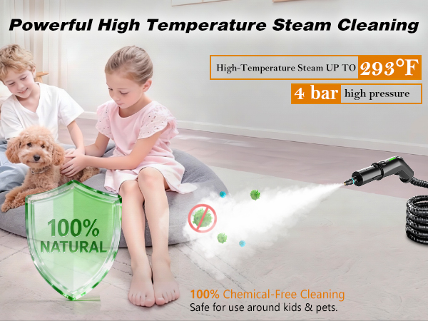 100% Chemical-Free Cleaning
