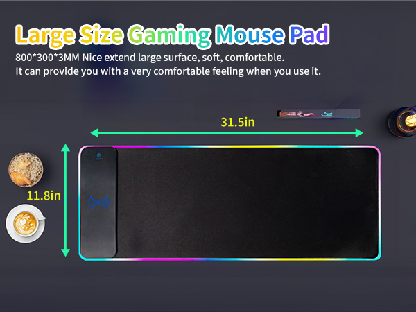 Gaming mouse pad