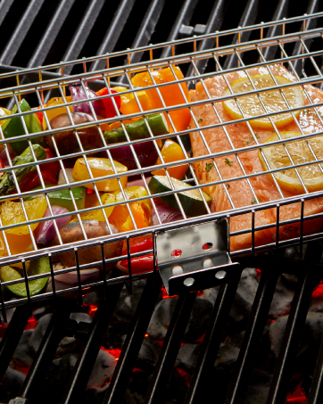 Braize adjustable grill basket