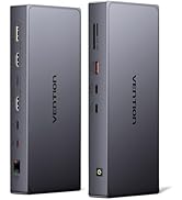 VENTION 11-in-1 DisplayLink Docking Station 3 Monitors with USB 3.2 A/C for MacBook/Dell/HP,USB C...