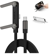 Invisible Holder Charger Cable,240W USB C to USB C Fast Charging Cable,5FT Right Angle Fast Charg...