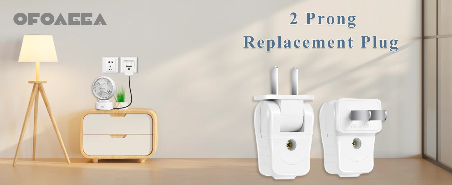 Replacement Plug 2 Prong