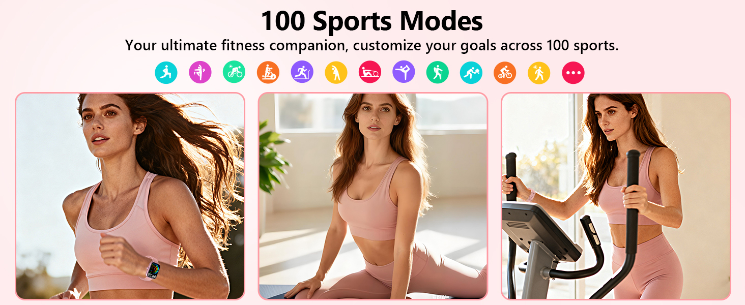 100+ sports modes