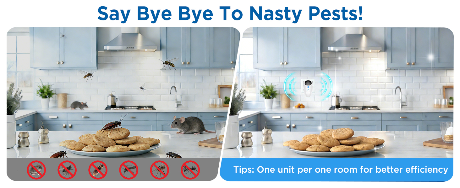 Say bye to nasty pests