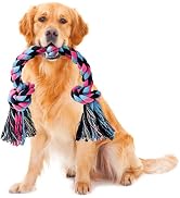 Dog Rope Toy for Large Dogs, Heavy Duty Dog Chew Toys for Aggressive Chewers, Indestructible Dog ...