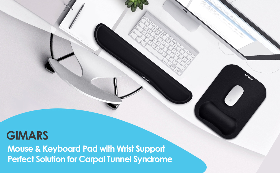 GIMARS MOUSE PAD WITH WRIST SUPPORT 