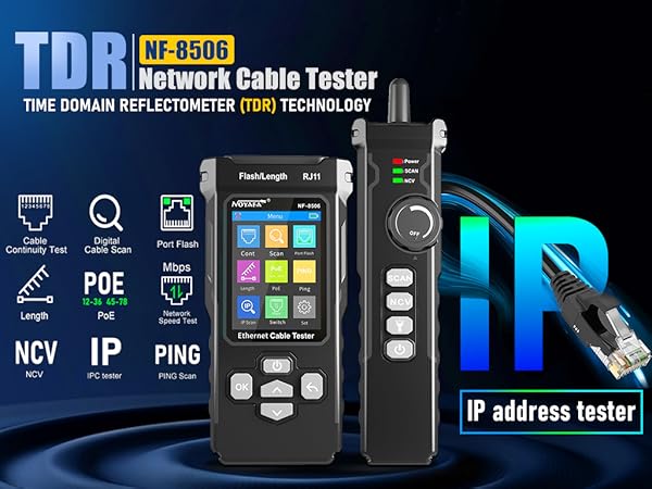 NOYAFA NF-8506 Network Cable Tester IPC tester