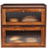 Wooden bread box
