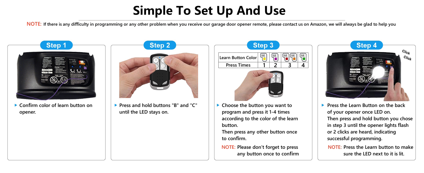 garage door opener remote