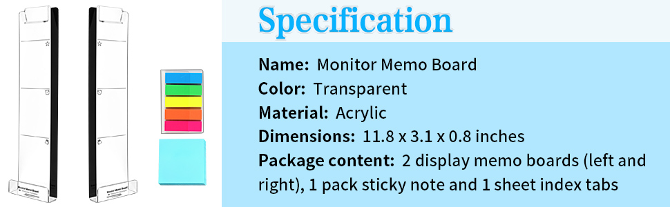 Monitor Memo Board