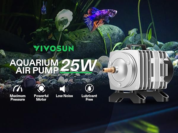 VIVOSUN Commercial Air Pump 634GPH
