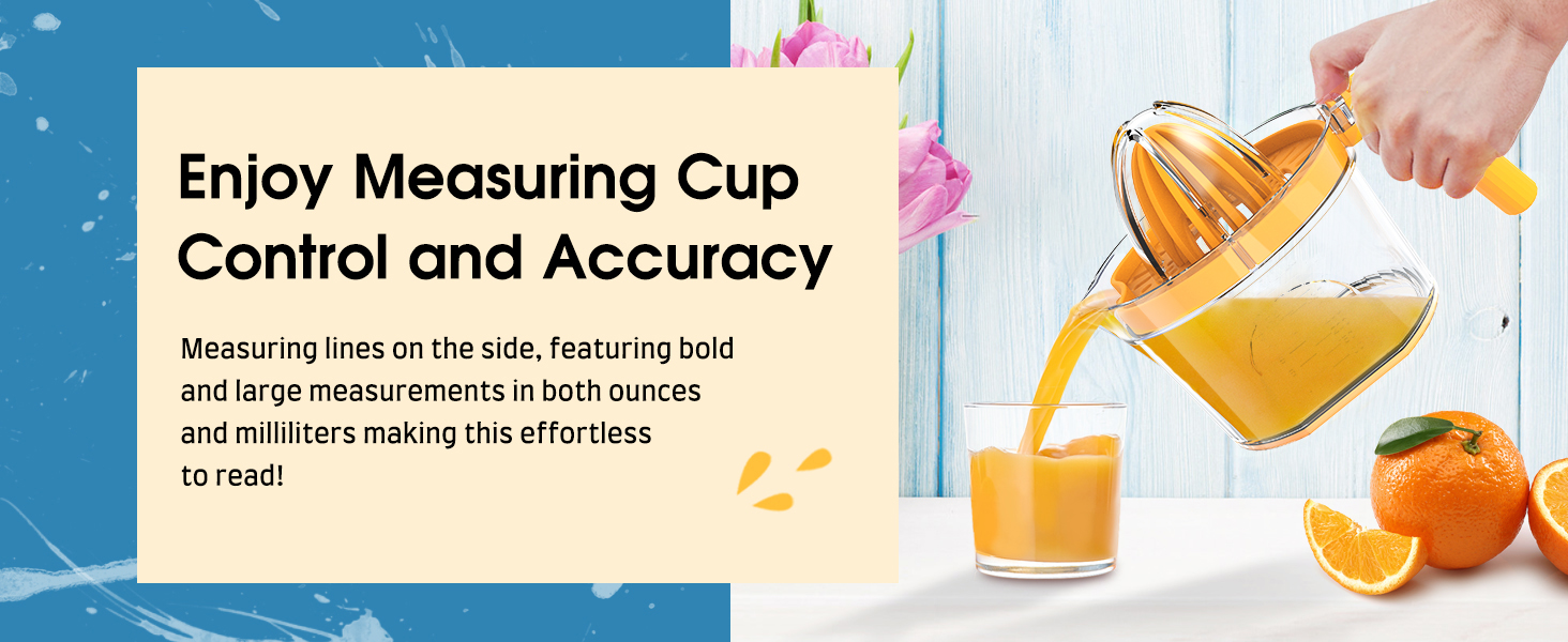 Citrus Juicer 4-in-1 Manual Juicer