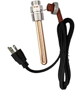 WizFluxMet 8605556 1" NPT Engine Block Heater 120V 1500W Compatible with Caterpillar 3406 3406E C...