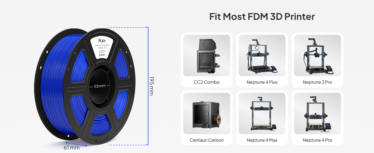 fit for most 1.75mm FDM 3d printers