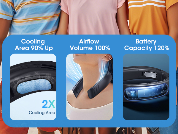 neck fan rechargable portable neck fan foldable neck fan personal fan neck fans that blow cold air